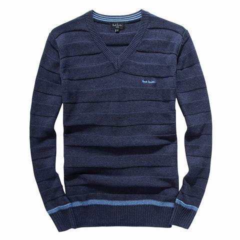 Pull Paul Smith Bleu Marine Pas Cher Pour Homme